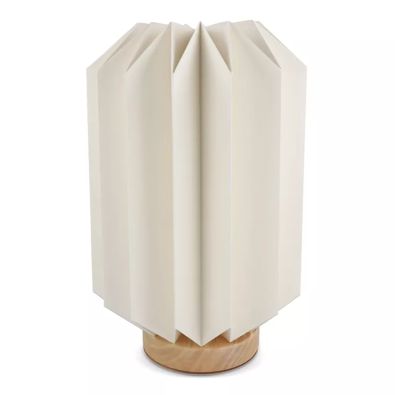 Składana papierowa lampa LED Coollux Eos, 25 cm (rozmiar skrzynki na listy) - naturalny-t (LT40728-N0094)