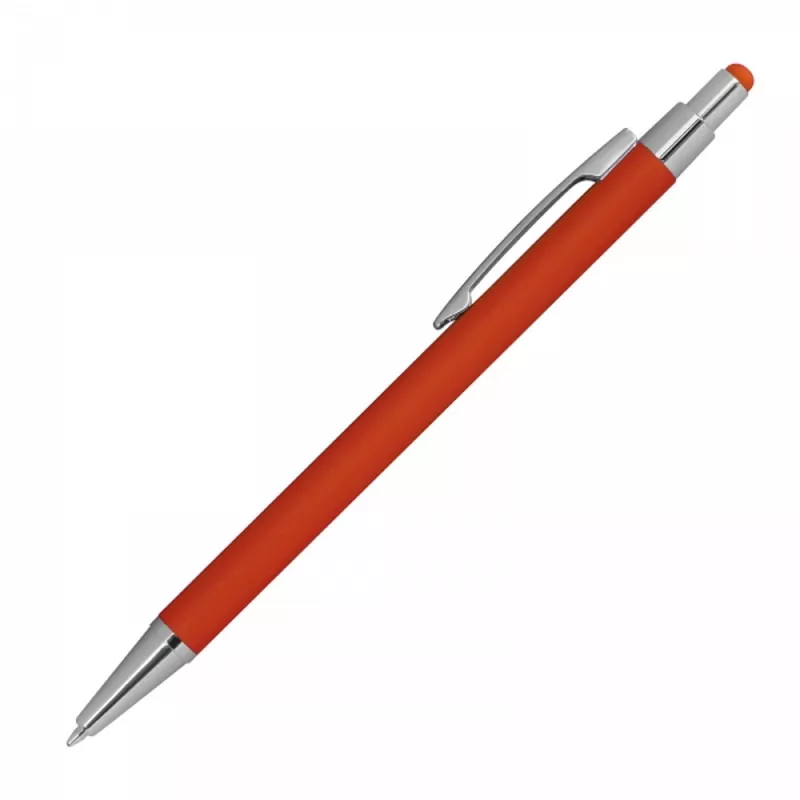 Długopis metalowy touch pen soft touch PAULA - pomarańczowy (1096410)