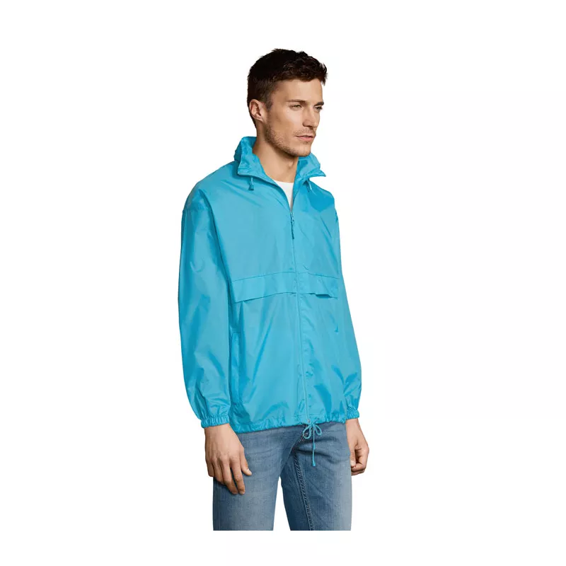 Kurtka wiatrówka unisex wodoodporna Sol's SURF - Niebieski Atol (S32000-AL)