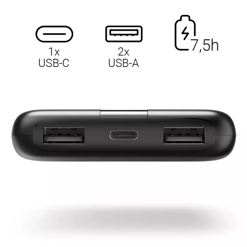 Power bank 10000 mAh Hama Power Pack Performance - czarny (VH025-03)