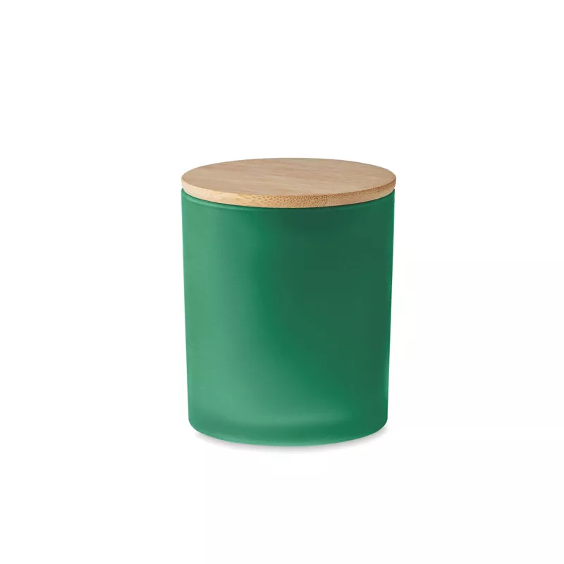 Świeca zapachowa w matowym szkle 120 g KEOPS SMALL - Zielony (MO6612-09)