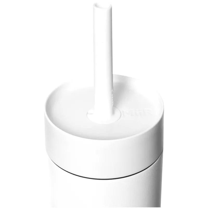 MiiR Sipper butelka na wodę o pojemności 473 ml ze słomką - Biały (10093401)