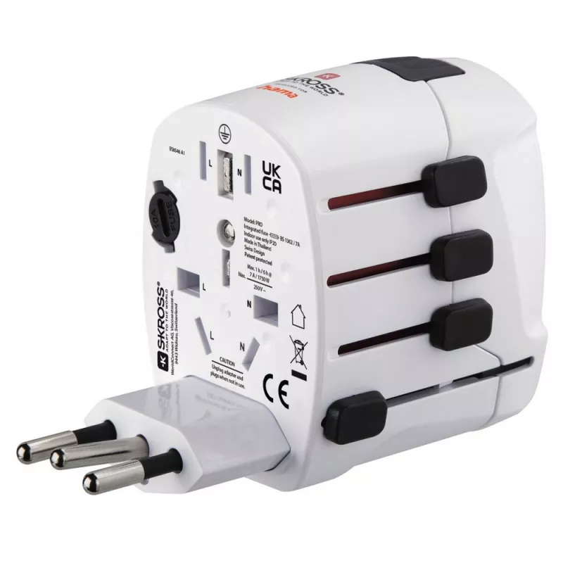 Adapter podróżny Skross for Hama Pro - biały (VH050-02)