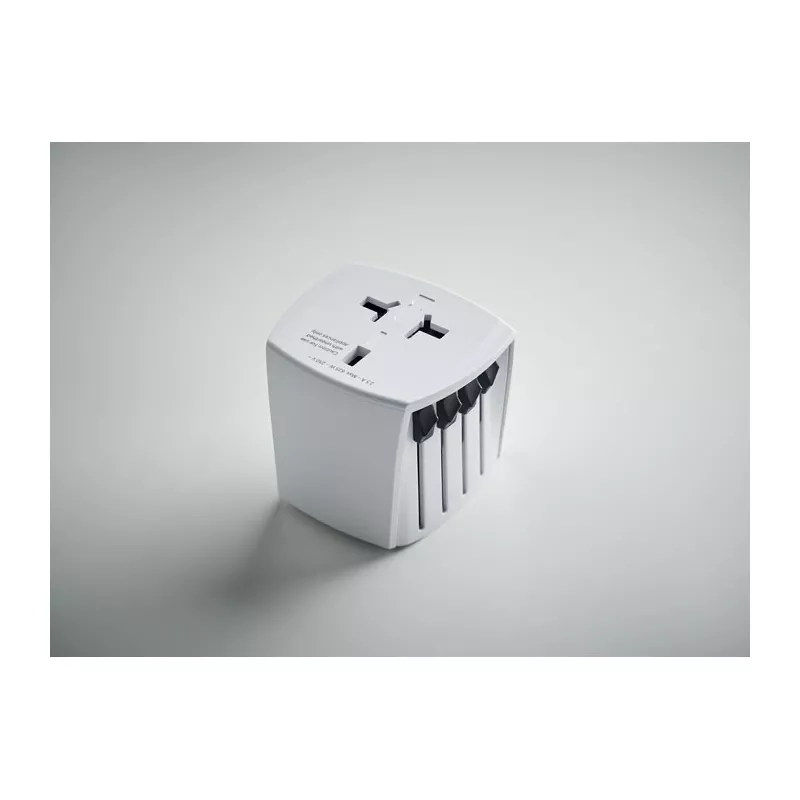 Adapter podróżny 2-biegunowy Skross MUV MICRO - Bialy (MO8841-06)