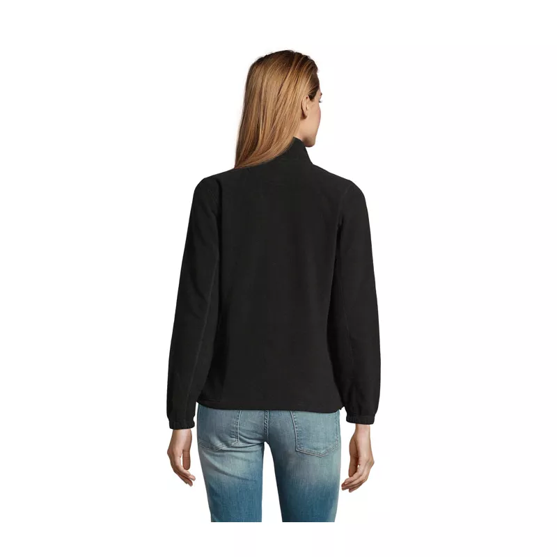 Polar damski rozpinany 300 g/m² Sol's NORTH WOMEN - Czarny (S54500-BK)