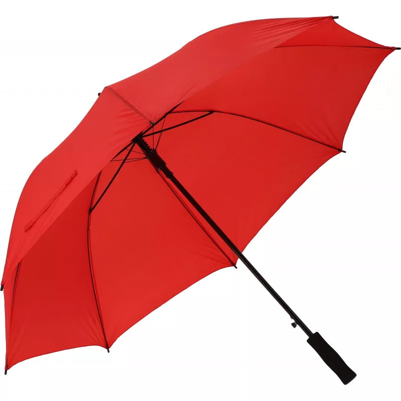 Parasol automatyczny Ø130 cm SUEDERDEICH - czerwony (153105)