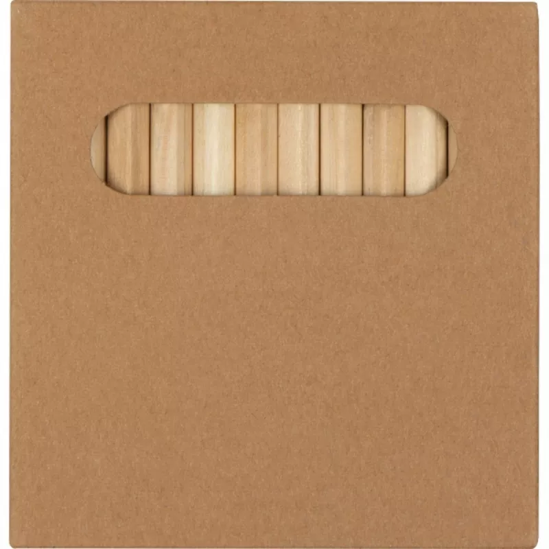 Kredki drewniane 12 kolorów ASHTON - wielokolorowy (14459mc)