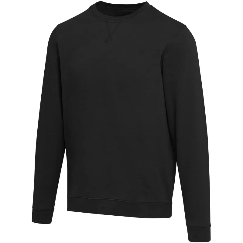 Jasper organiczna bluza unisex z recyklingu o gramaturze 280 g/m² z okrągłym dekoltem i certyfikatem OCS - Czarny (39561-BLACK)