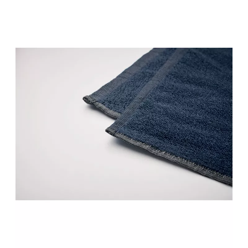 Ręcznik żakardowy SEAQUAL® 100x170 cm 500 g/m² WATER - Niebieski (MO2060-04)