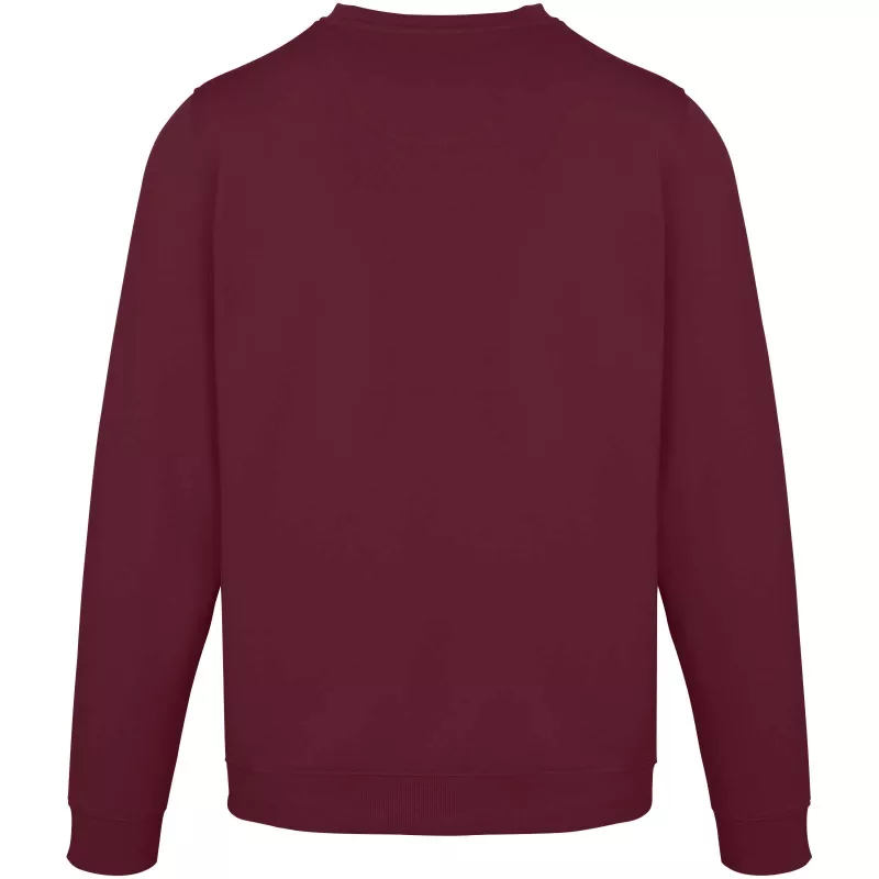 Jasper organiczna bluza unisex z recyklingu o gramaturze 280 g/m² z okrągłym dekoltem i certyfikatem OCS - Głęboki bordowy (39561-DPBURGUN)