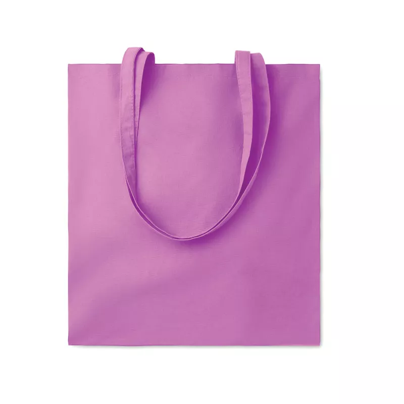 Torba bawełniana 38x42 cm 140 g/m² COTTONEL COLOUR + - Fioletowy (MO9268-21)
