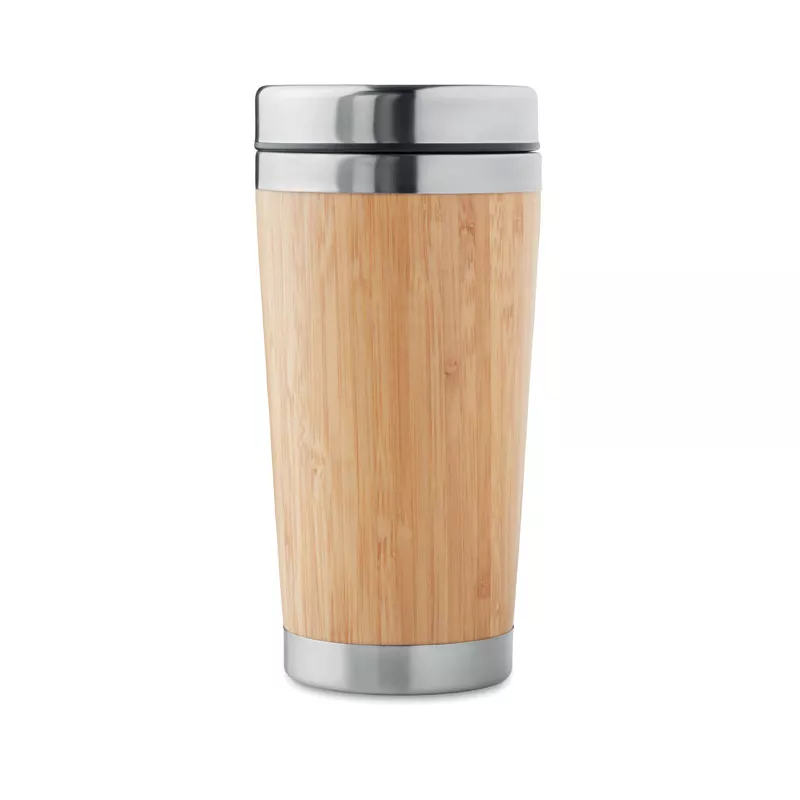 Kubek w bambusowej obudowie 400 ml RODEODRIVE+ - Drewna (MO9444-40)