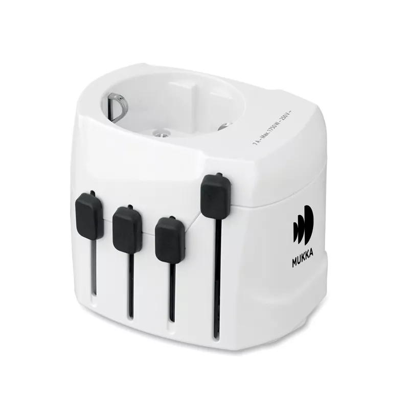 Adapter podróżny 3-biegunowy Skross PRO 3-POLE - Bialy (MO2982-06)