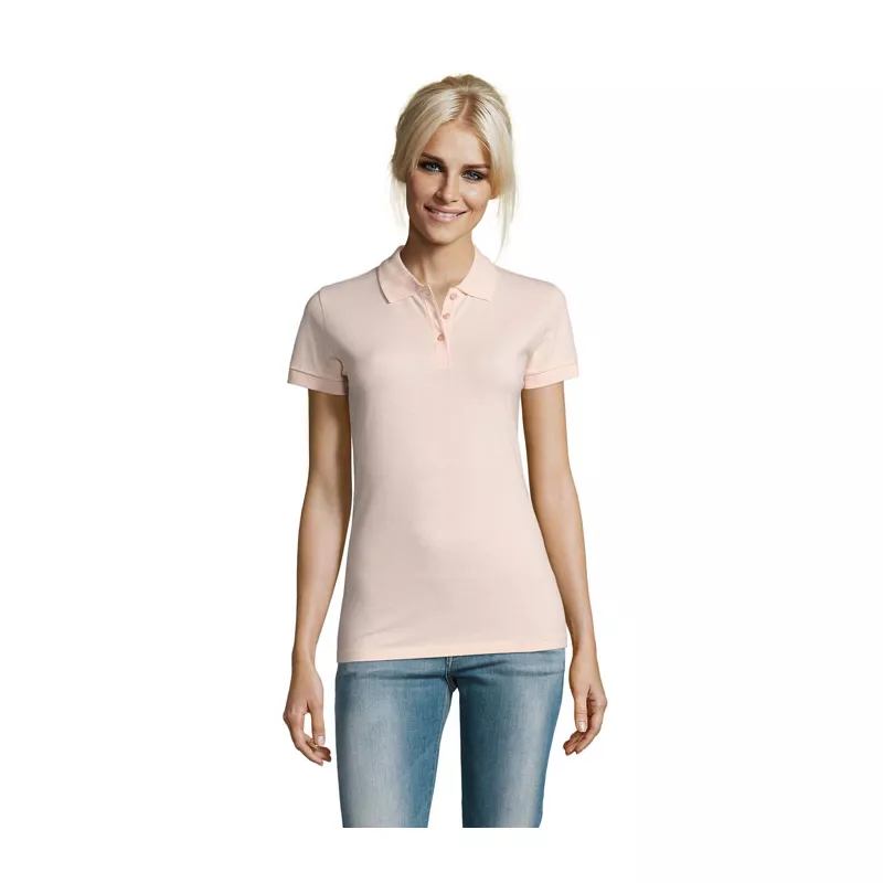 Polo damskie piqué 180 g/m² Sol's PERFECT WOMEN - Kremowy Róż (S11347-CP)