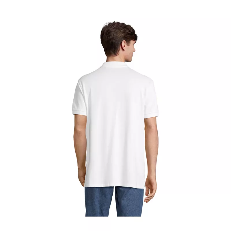 Koszulka polo męska z czesanej bawełny Sol's PACIFIC - Bialy (S04439-WH)