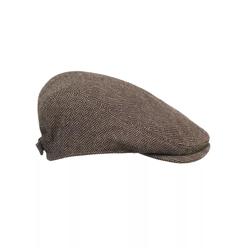 Czapka kaszkiet melanżowa 335 g/m² BLIND PEAK - Khaki (MO2966-39)