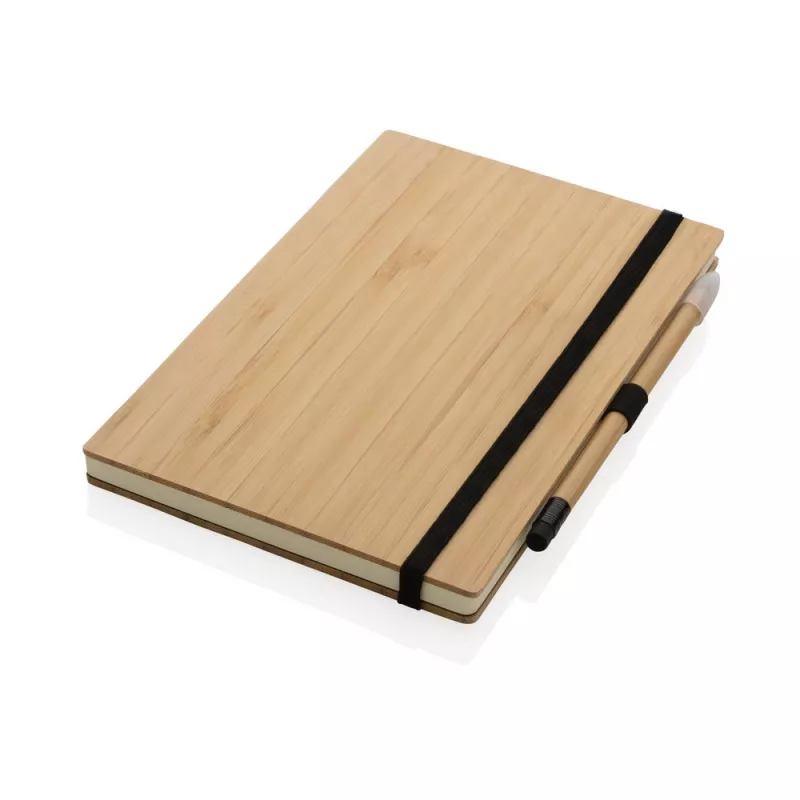 Bambusowy notatnik A5 z ołówkiem Infinity - brązowy (P774.469)