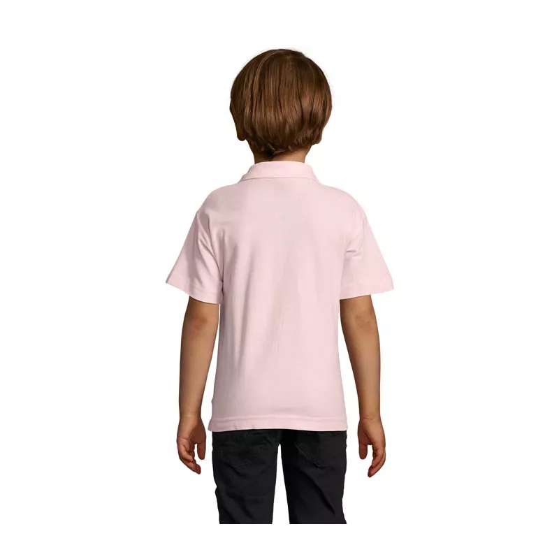 Polo dziecięce piqué 170 g/m² Sol's SUMMER II KIDS - Różowy (S11344-PK)