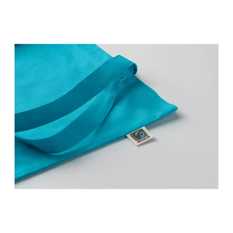 Torba bawełniana Fairtrade 180 g/m² OSOLE+ COLOUR - Turkusowy (MO2589-12)