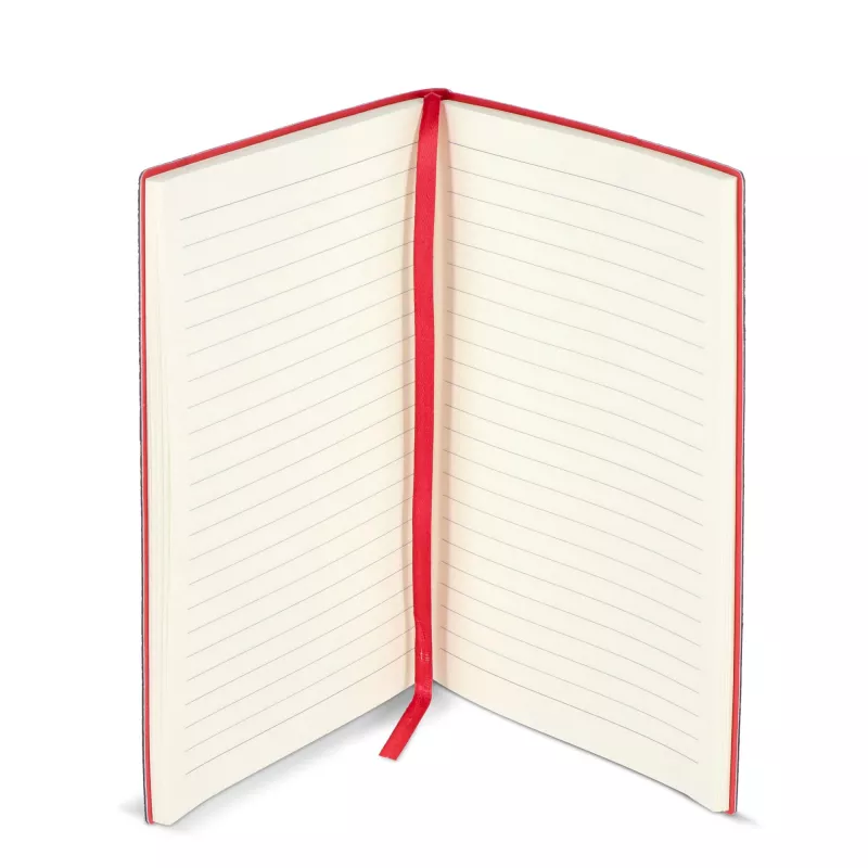 Notatnik Yuzu z miękką okładką Thermo A5 - czarno / czerwony (LT92091-N0221)