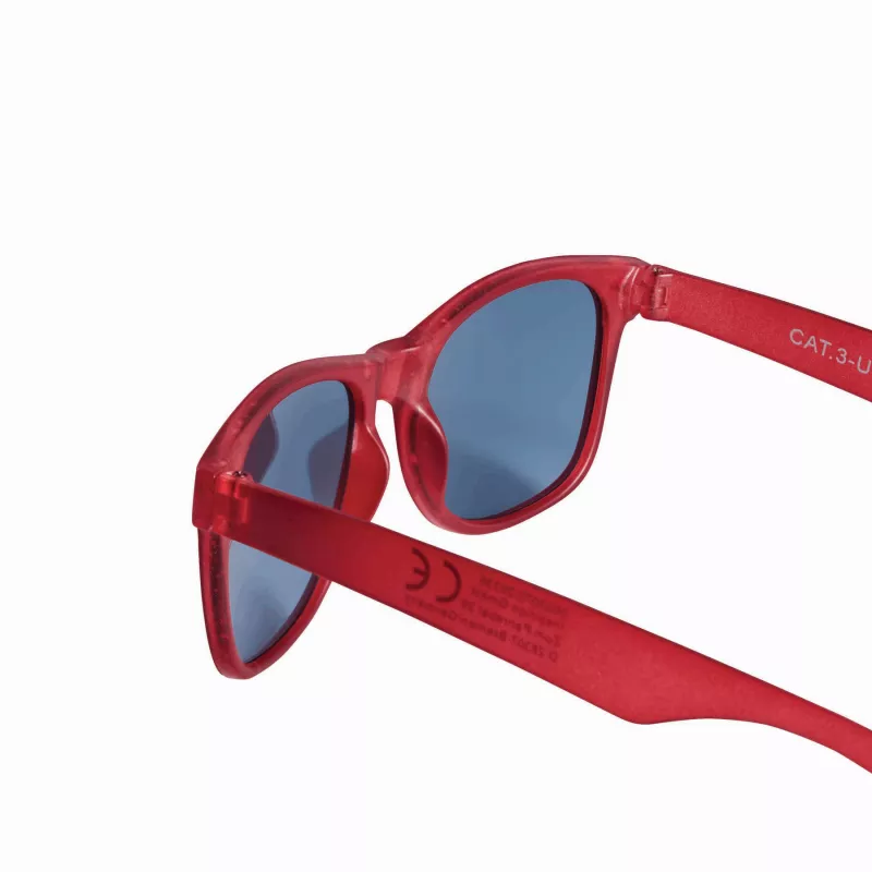 Okulary przeciwsłoneczne POPULAR - czerwony (56-0603070)