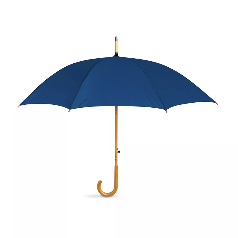 Parasol automatyczny 23,5" z drewnianą rączką CUMULI - Niebieski (KC5131-04)