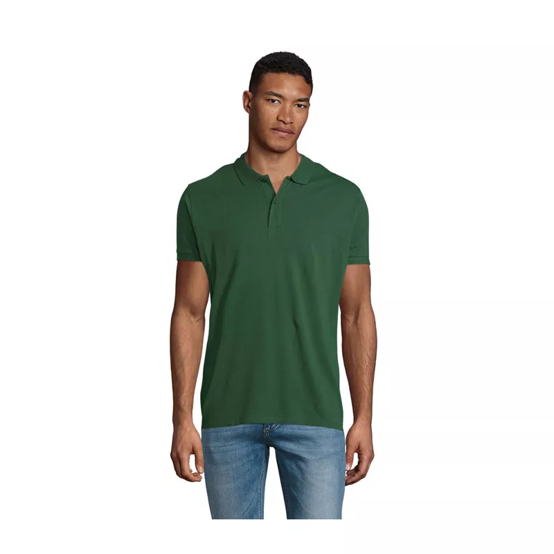 Polo męskie organiczne 170 g/m² Sol's PLANET MEN - Ciemno-Zielony (S03566-BO)