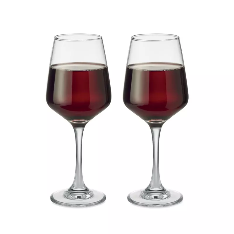 Zestaw 2 kieliszków do wina 400 ml CHEERS - Przezroczysty (MO6643-22)