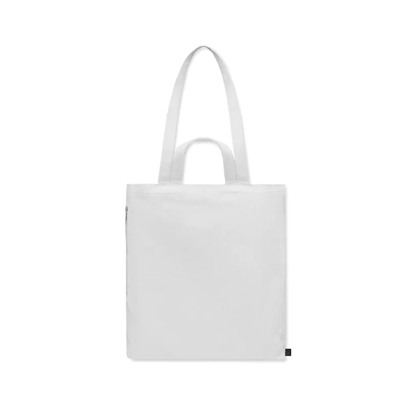 Torba na zakupy z recyklingu 380 g/m² GAVE COLOUR - Bialy (MO2565-06)
