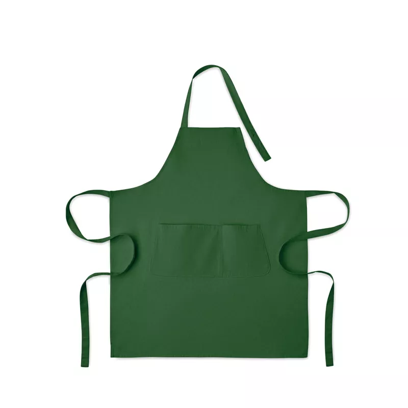Fartuch z bawełny organicznej 240 g/m² GAMMA - Ciemnozielony (MO2249-60)