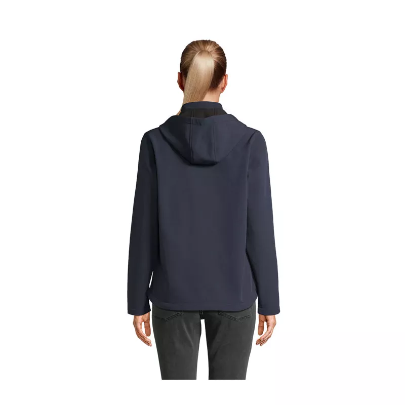Softshell damski z kapturem Sol's RACE HOODED WOMEN - French Navy (S04448-FN)
