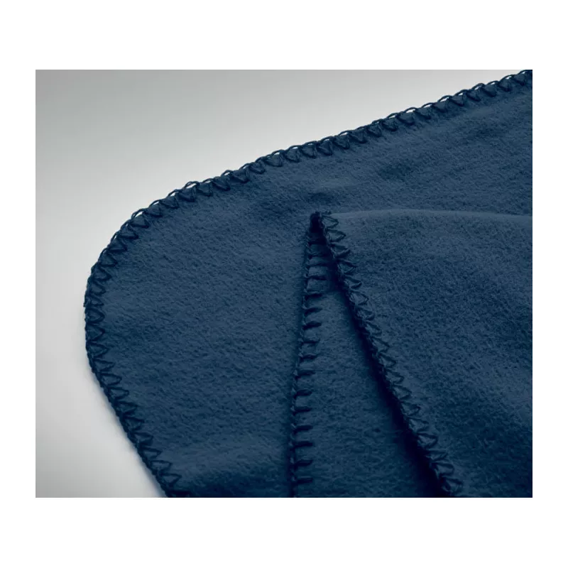 Koc polarowy RPET 120x150 cm 130 g/m² BOGDA - Niebieski (MO6805-04)