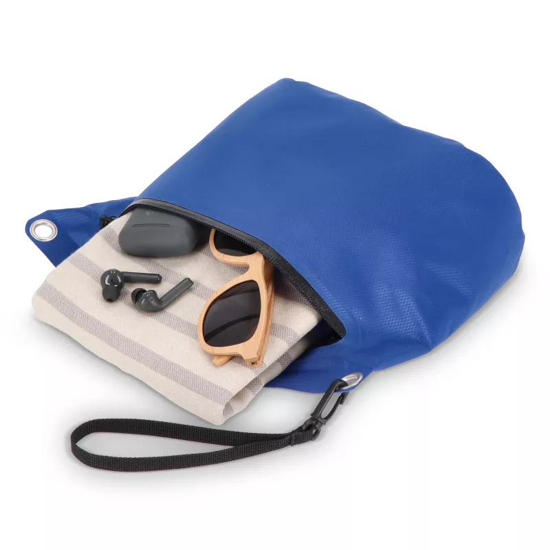 Wodoodporna torba na ramię z ripstopu 33 x 23 x 13 cm - ciemnoniebieski (LT95344-N0010)