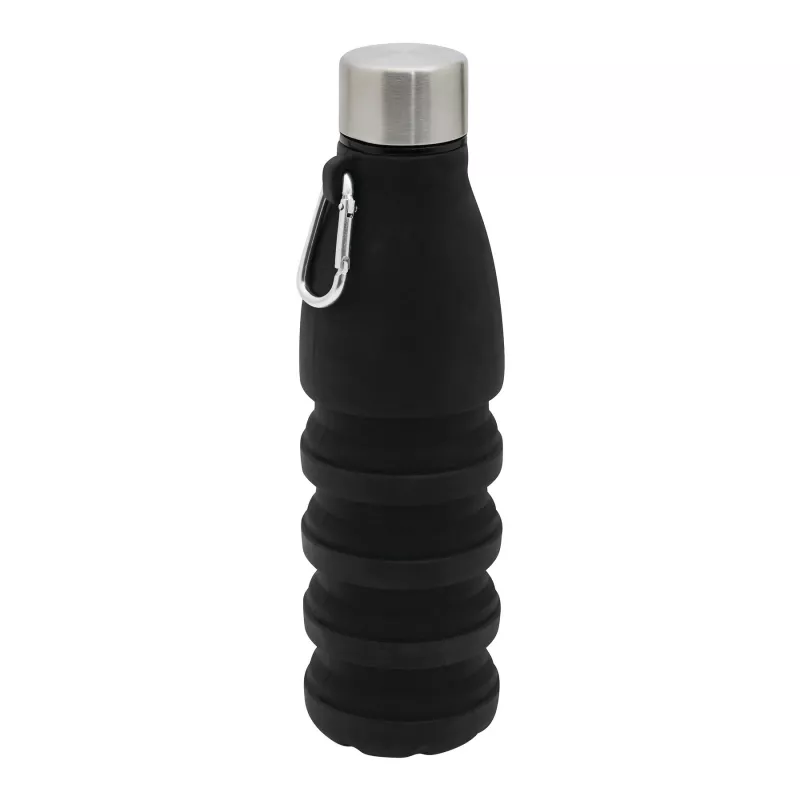 Składana butelka do picia 550 ml BIG GETS SMALL - czarny (56-0603190)