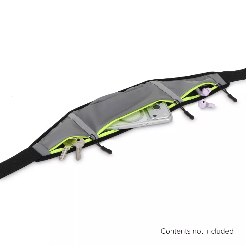 Odblaskowa saszetka na pasek Sifan - szary (LT95325-N0061)