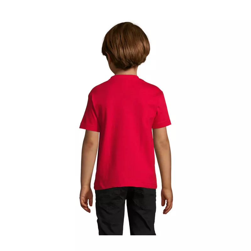Koszulka dziecięca 190 g/m² Sol's IMPERIAL KIDS - Czerwony (S11770-RD)