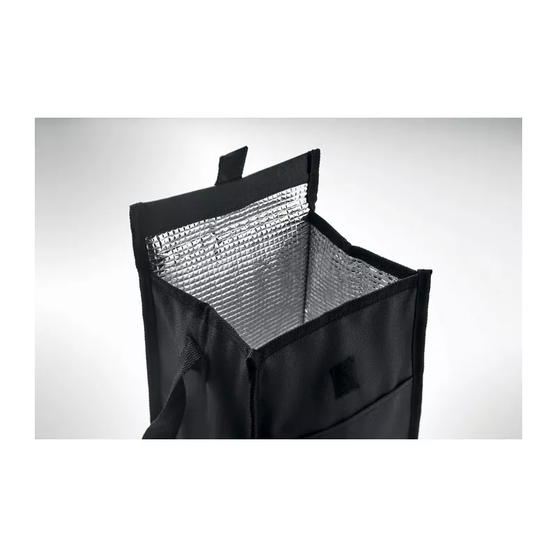 Torba termiczna na lunch z RPET 3 l BOBE - Czarny (MO6462-03)