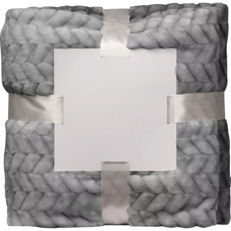 Duży koc 120x180cm 280 g/m² DAMIANO - szary (6436107)