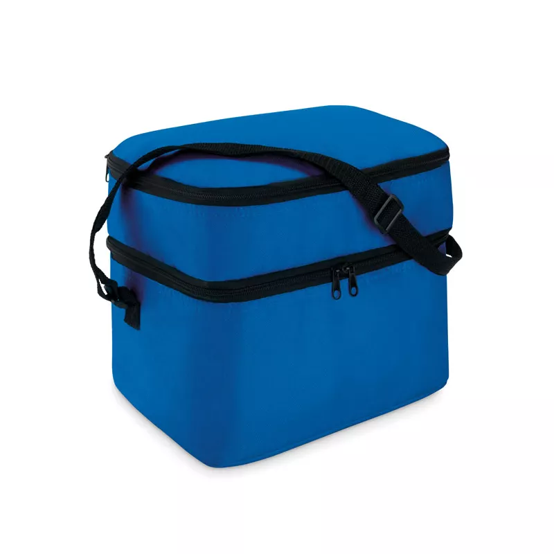 Torba termiczna z 2 przegrodami z poliestru 600D CASEY - Niebieski (MO8949-37)