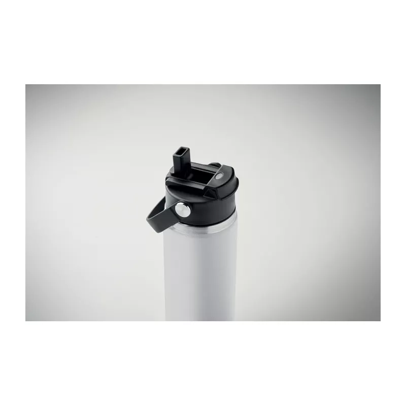 Butelka termiczna ze słomką 500 ml SUMA GRIP - Bialy (MO2775-06)