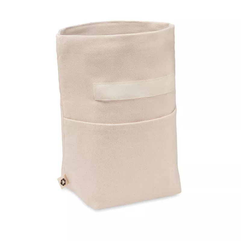 Torba termiczna na lunch z bawełny z recyklingu RECOBA - Bezowy (MO6751-13)