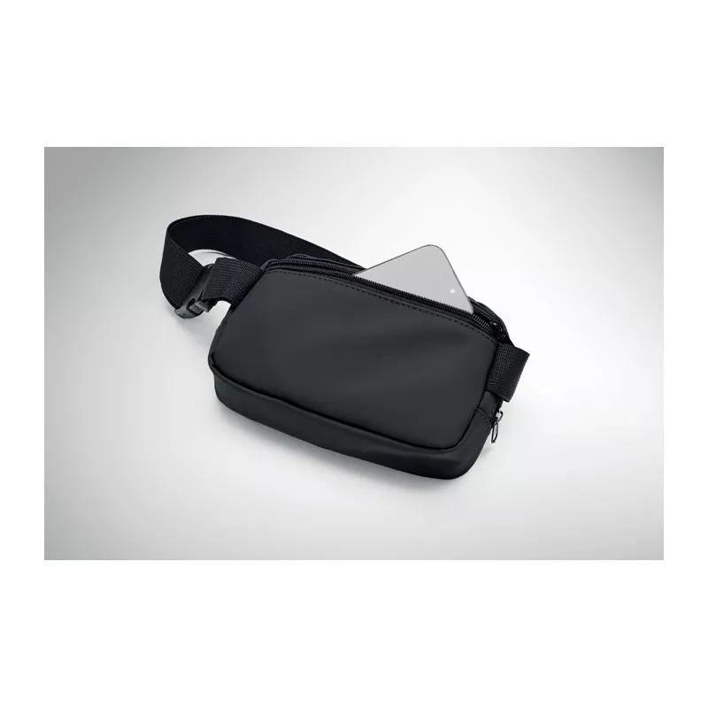 Nerka z miękkiego PU KOROVIN WAIST - Czarny (MO2683-03)