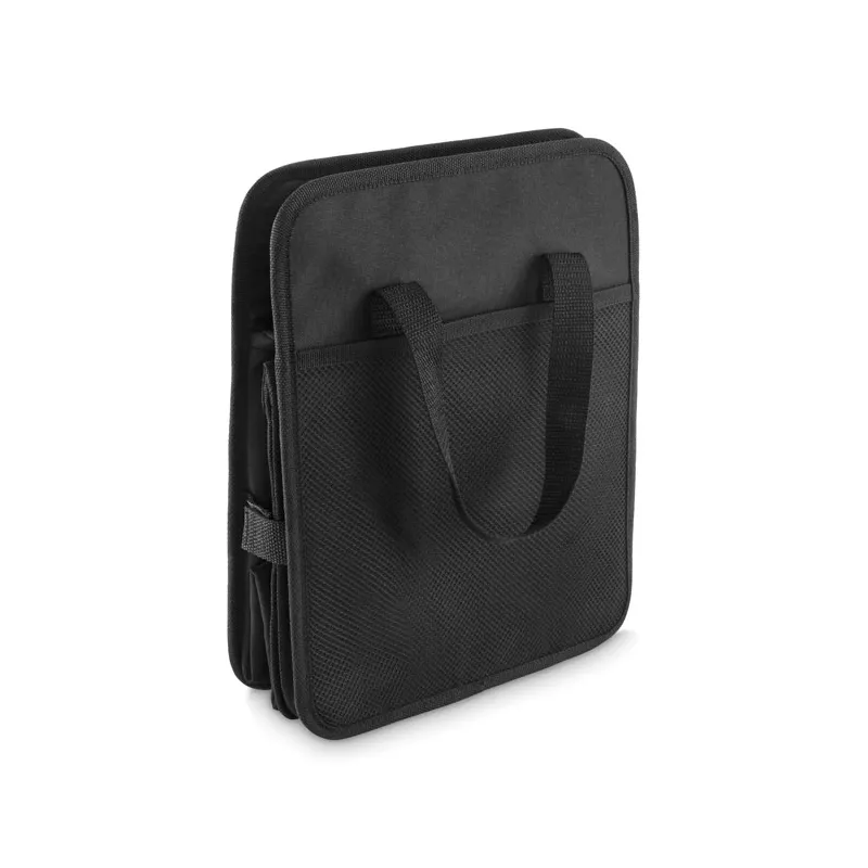 Organizer samochodowy składany z RPET ORGANIZER COOL - Czarny (MO2956-03)