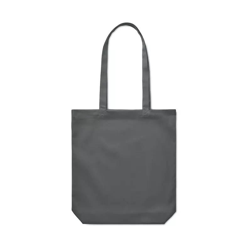 Torba bawełniana na zakupy 270 g/m² RASSA COLOURED - Kamienny Szary (MO6442-15)