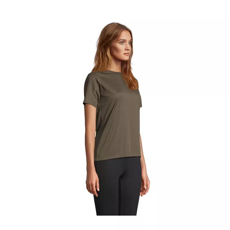 Koszulka sportowa damska Sol's VORTEX WOMEN - Army (S04788-AR)
