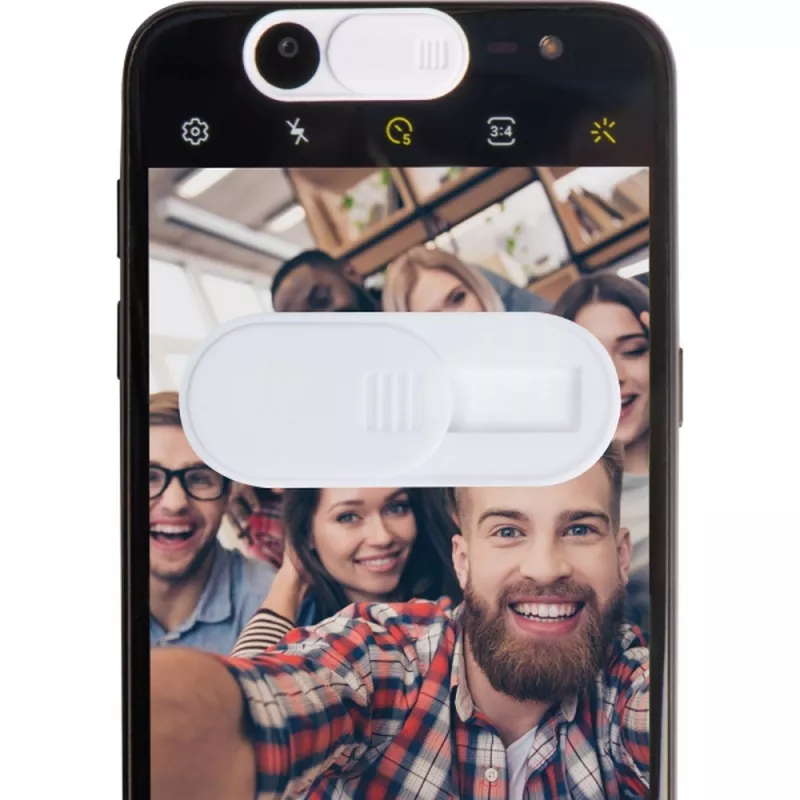 Zaślepka na kamerę w telefonie ESTER - biały (2253406)