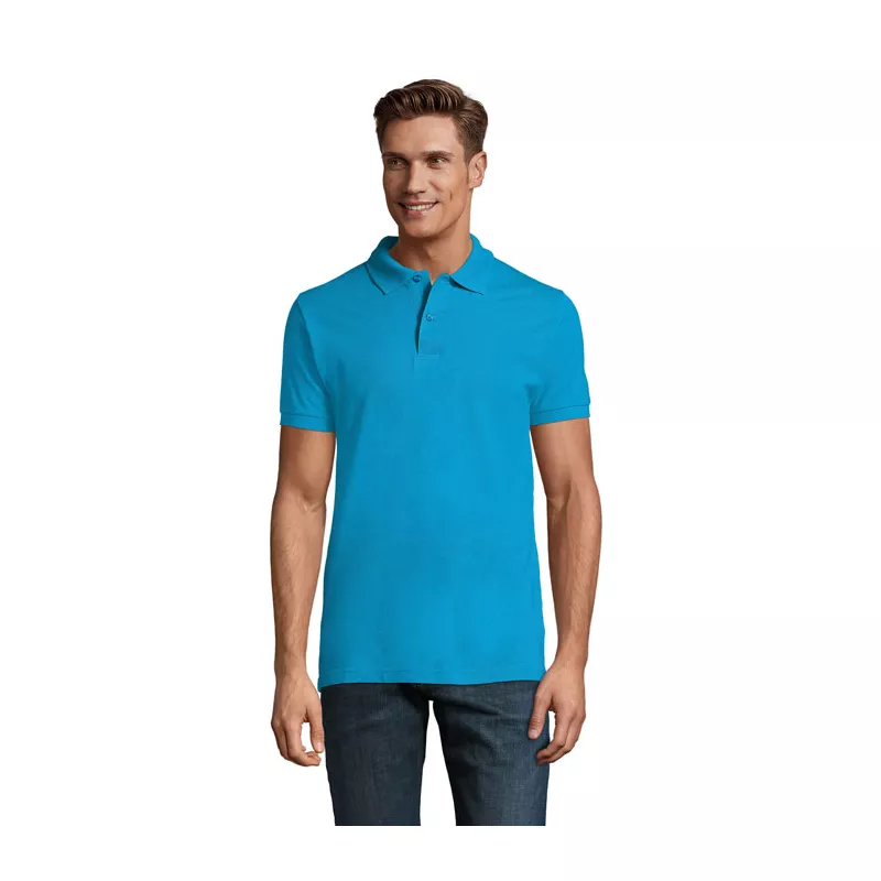 Koszulka polo męska piqué 180 g/m² Sol's PERFECT MEN - Aqua (S11346-AQ)