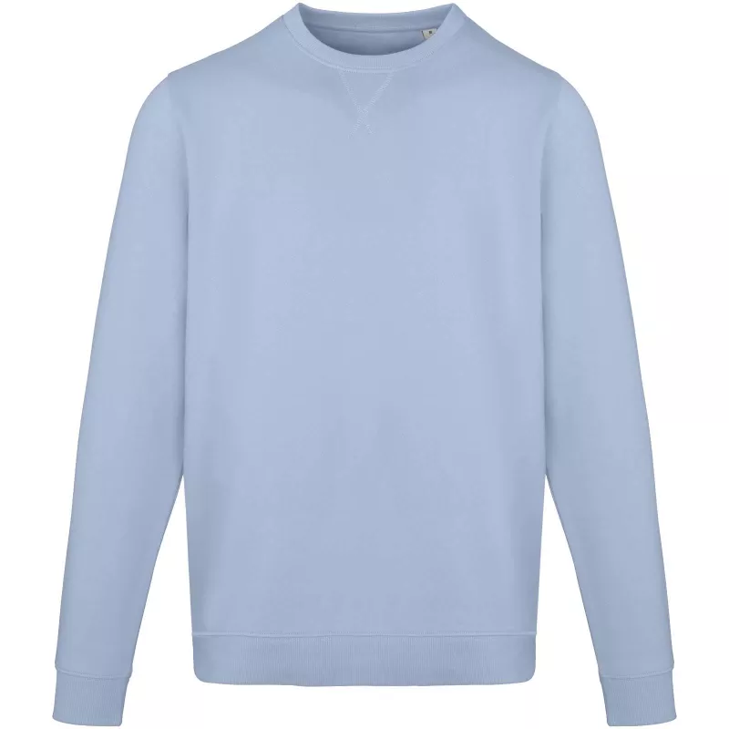 Jasper organiczna bluza unisex z recyklingu o gramaturze 280 g/m² z okrągłym dekoltem i certyfikatem OCS - Niebieski mgła (39561-MISTBLUE)
