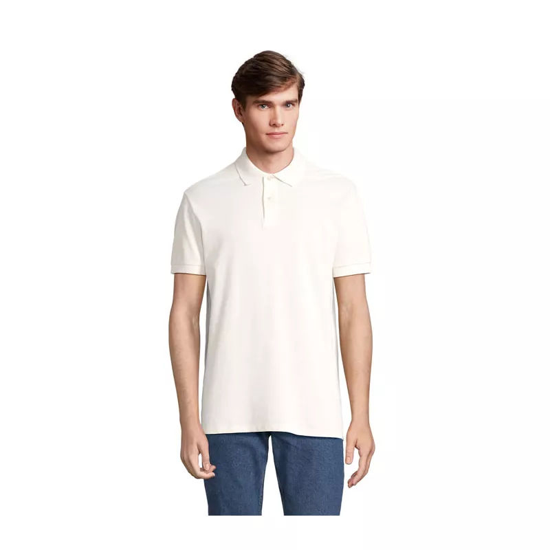Koszulka polo męska z czesanej bawełny Sol's PACIFIC - Off-White (S04439-WW)