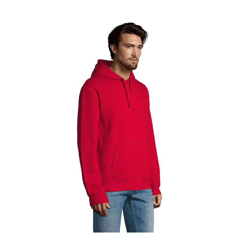 Bluza męska z kapturem 280 g/m² Sol's SPENCER - Czerwony (S02991-RD)